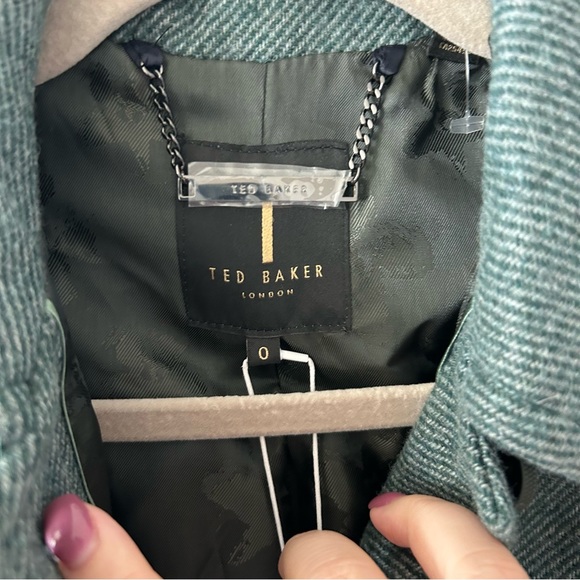 NWT Ted Baker Emerii Oversized Belted Shacket - Picture 9 of 9